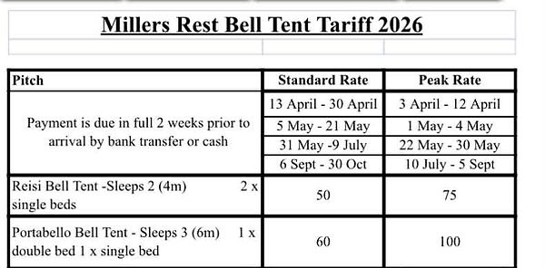 Bell Tent Tariff 2026.jfif
