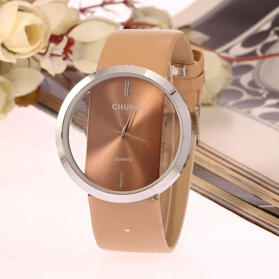 Thumbnail: Fashion Transparent-Bezel Style Watches
