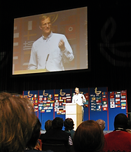 Kuniholm Speaking at SU International Ev