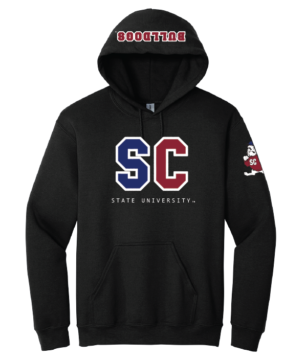 Embroidered Twill Hoodie