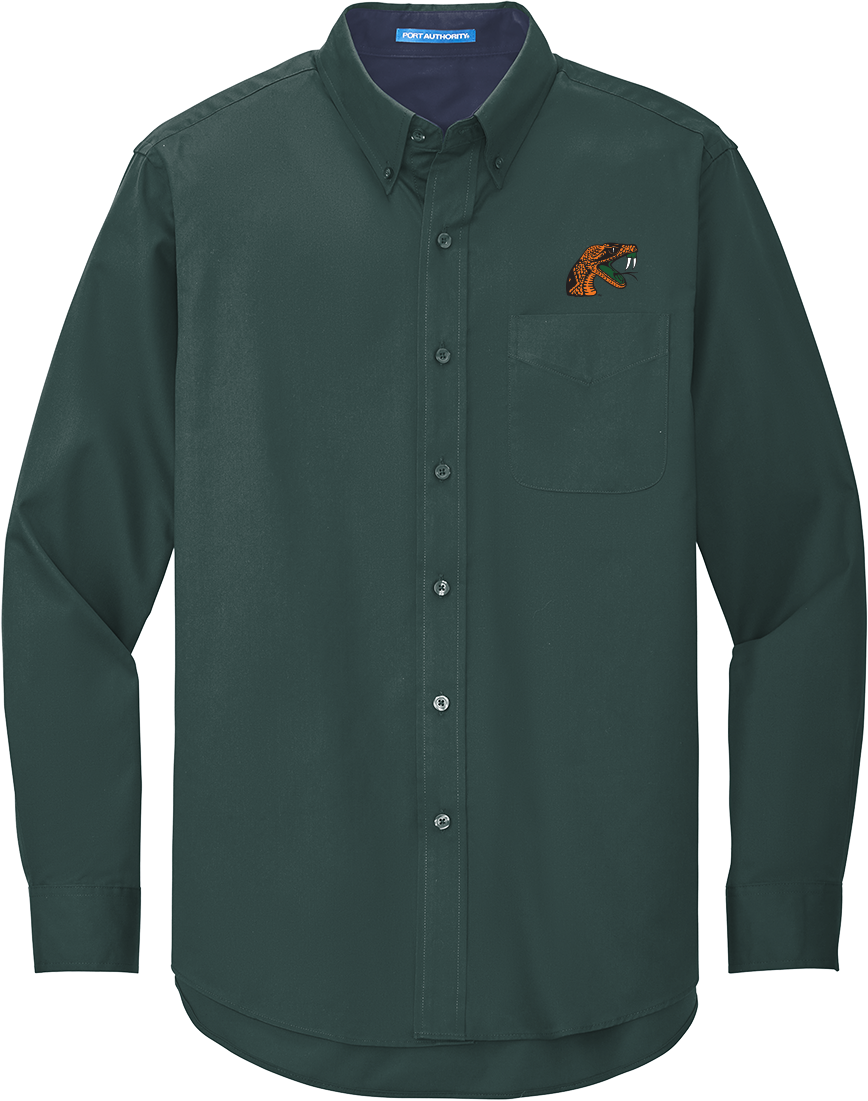 Embroidered Rattler Oxford