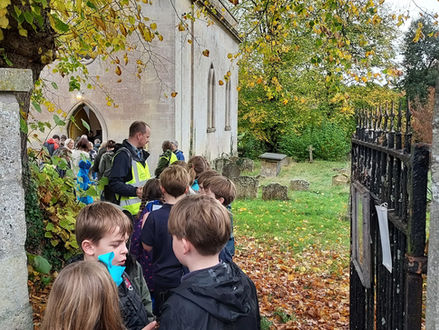 Harvest service at Woolley Church