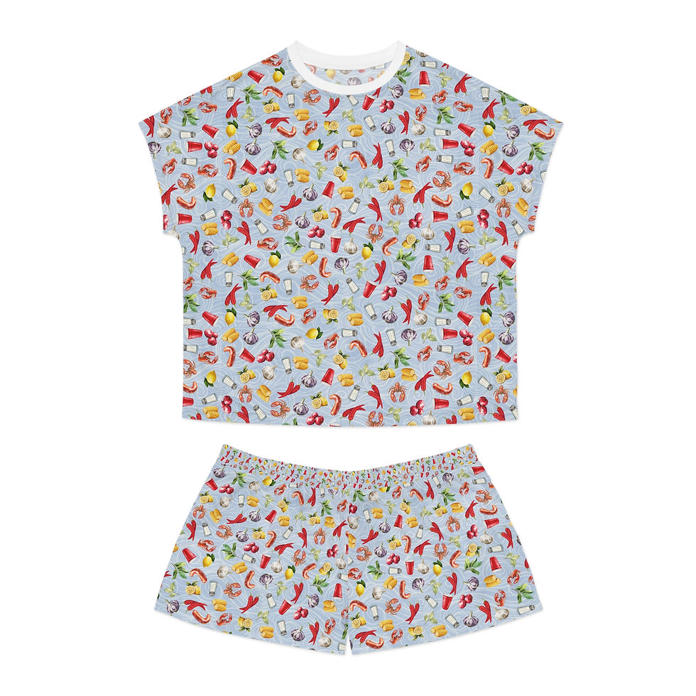 Colorful Women's Short Pajama Set