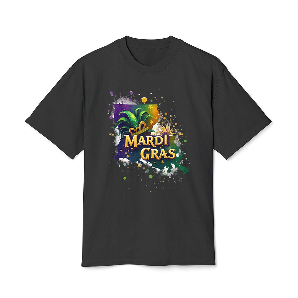 Thumbnail: Faded Tee Mardi Gras Mask Design