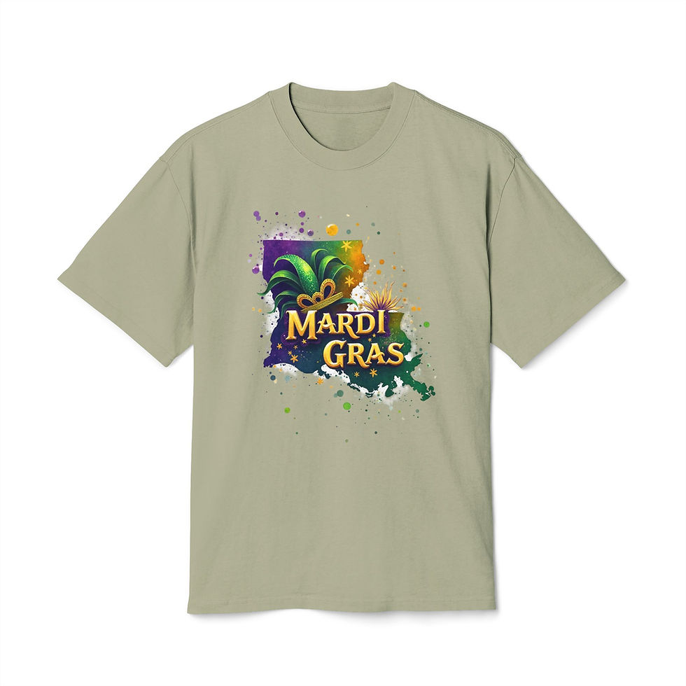 Thumbnail: Faded Tee Mardi Gras Mask Design