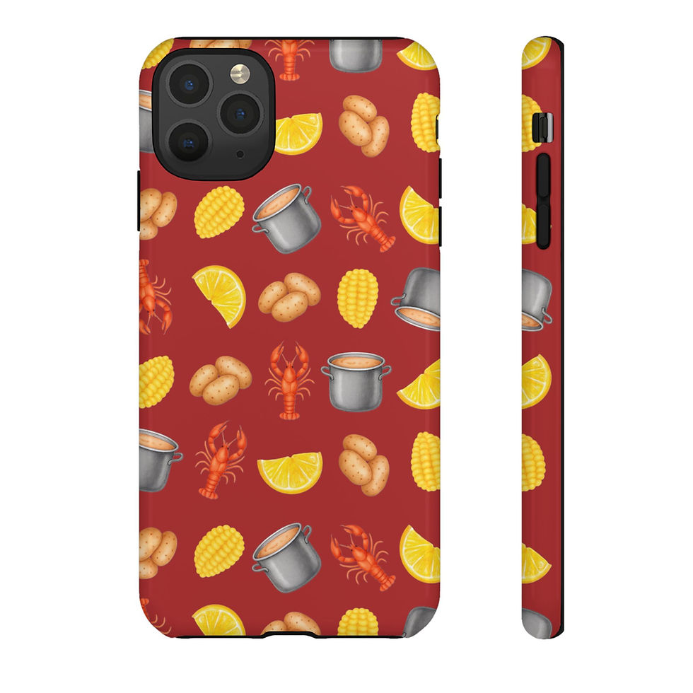 Thumbnail: Phone Cases Louisiana Crawfish Boil Inspired Design