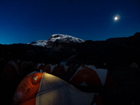 Kili: 3,480 - 4,600 - 3,950 meters