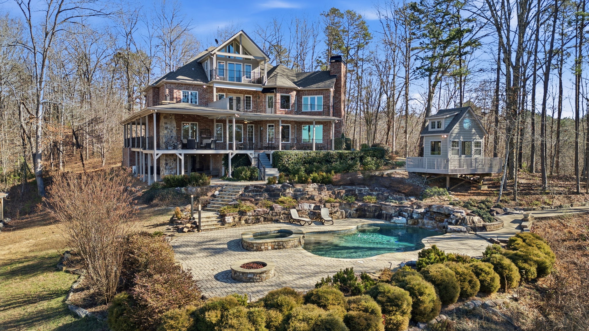 The Main Residence and surrounding mountain setting at Eden’s Ridge