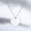 Thumbnail: Engraved Heart Necklace "fuck off" 