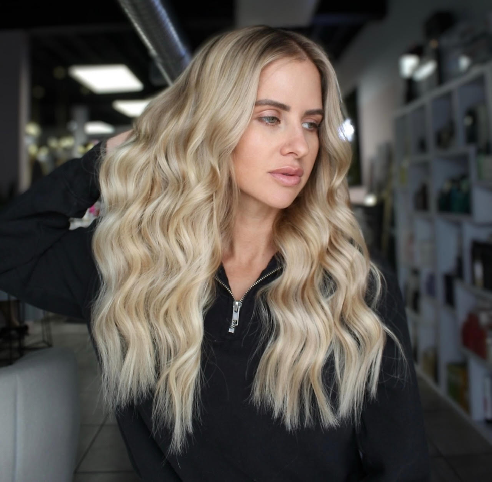 This is a photo of blonde hair 