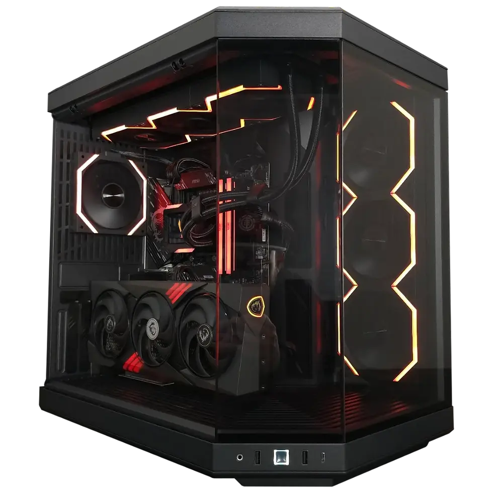 Thumbnail: ryzen 7 9800x3d rtx 5080 gaming pc hyte y70