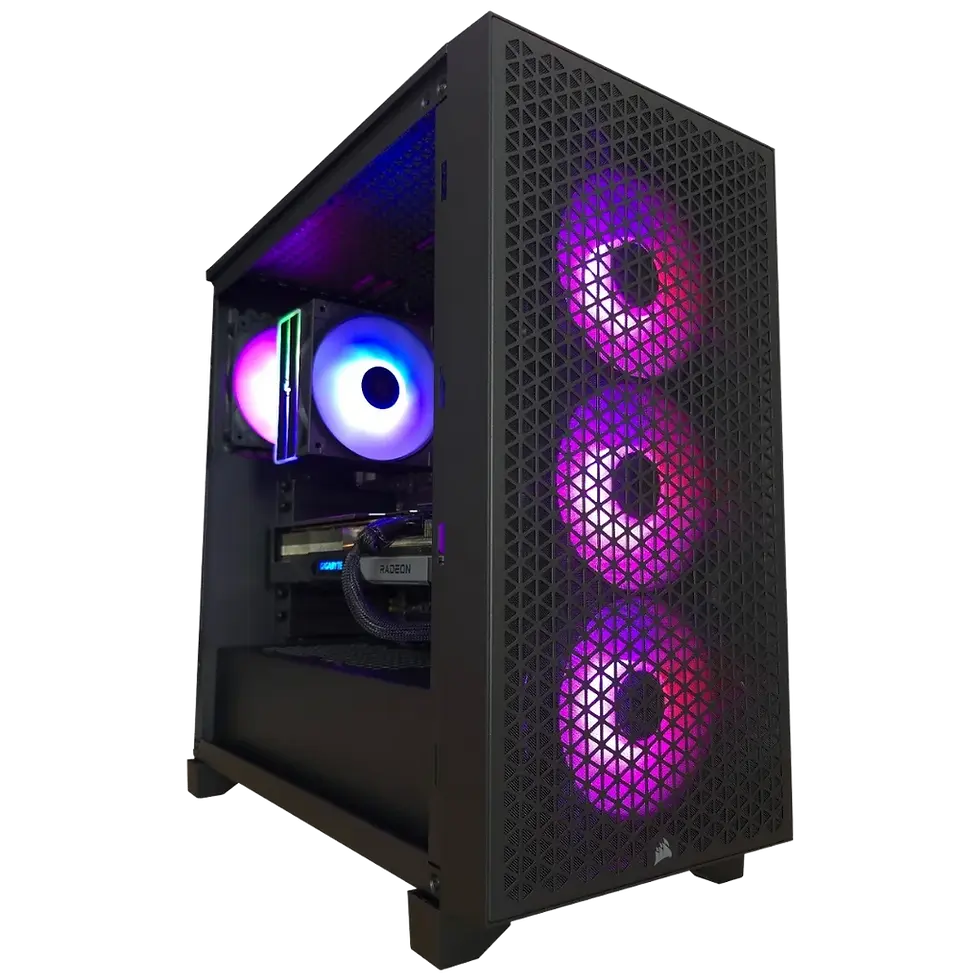 Thumbnail: Ryzen 7 5700X RX 7600 XT 16GB Corsair Gaming PC