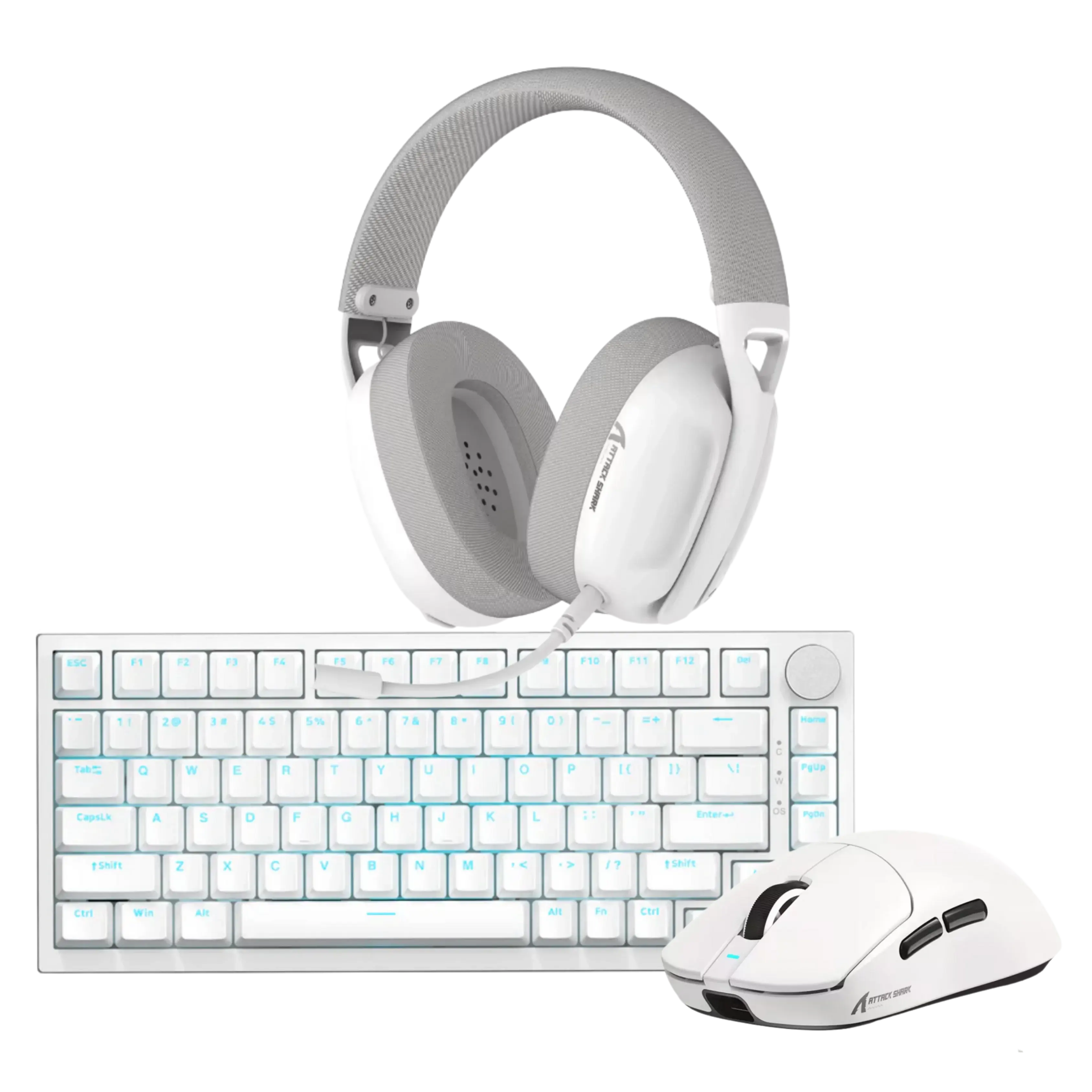 Andromeda White Gaming Accessory Bundle AK820 X8SE L80 Wireless
