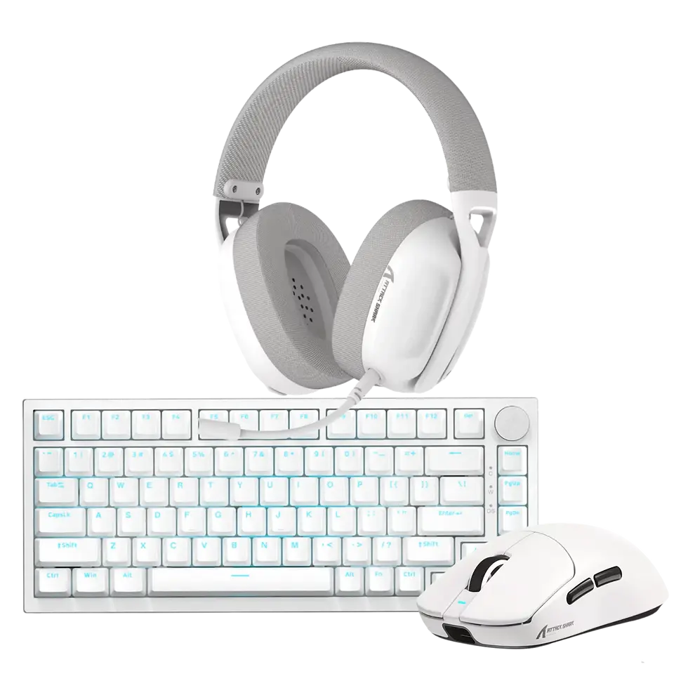 Andromeda White Gaming Accessory Bundle AK820 X8SE L80 Wireless