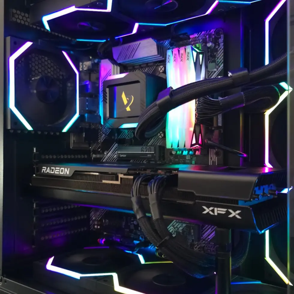 Thumbnail: Ryzen 9 5900X RX 7700 XT 32GB DDR4 Gaming PC