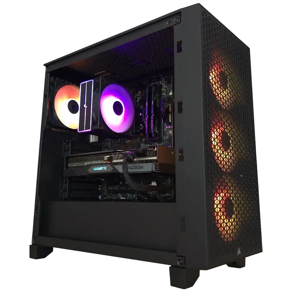 Thumbnail: Ryzen 7 5700X RX 7600 XT 16GB Corsair Gaming PC