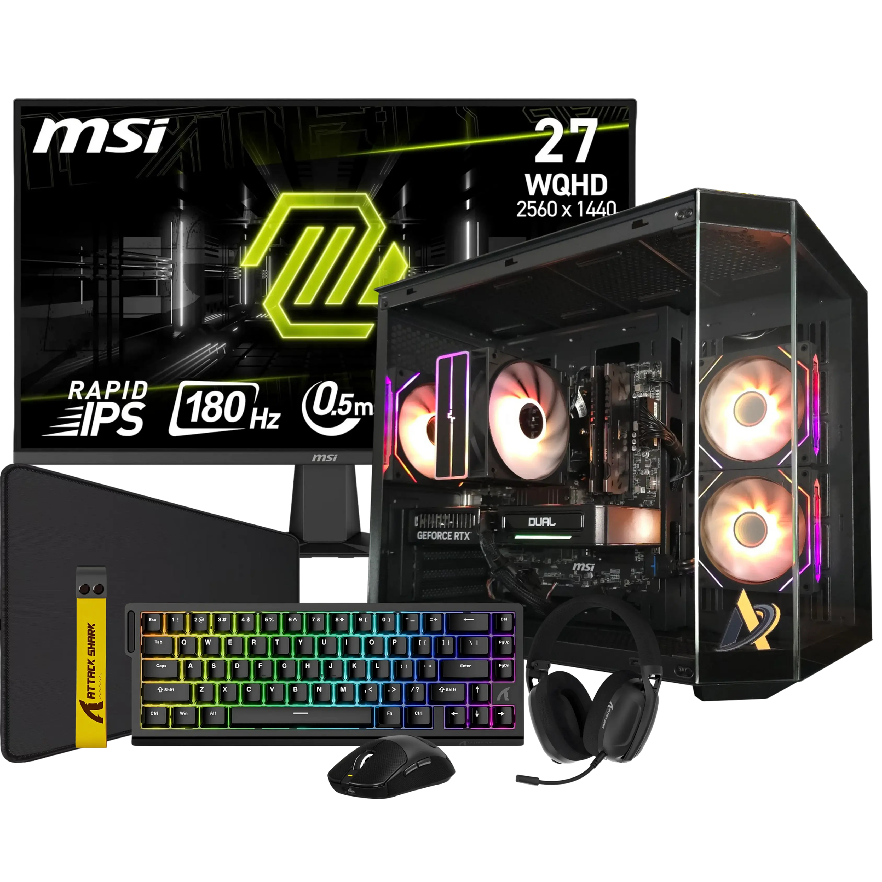 Ryzen 5 7500F RTX 5070 32GB DDR5 Complete Gaming Bundle