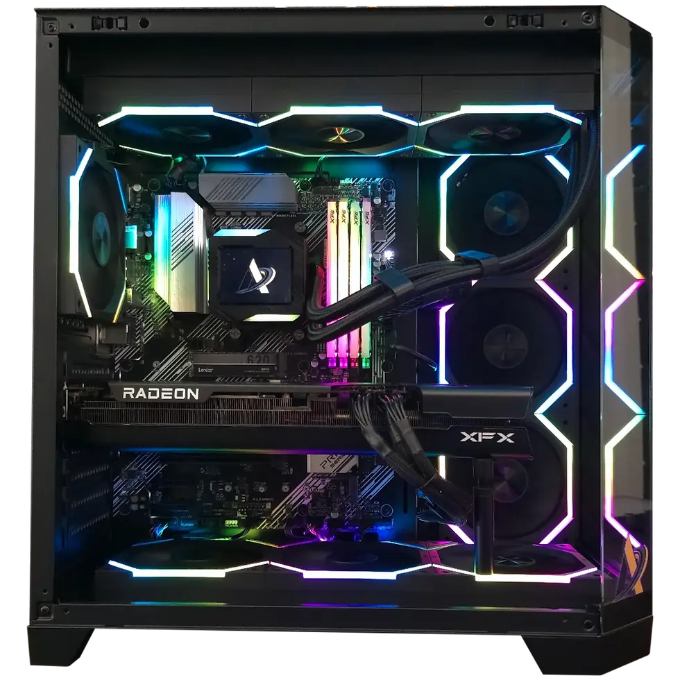 Thumbnail: Ryzen 9 5900X RX 7700 XT 32GB DDR4 Gaming PC