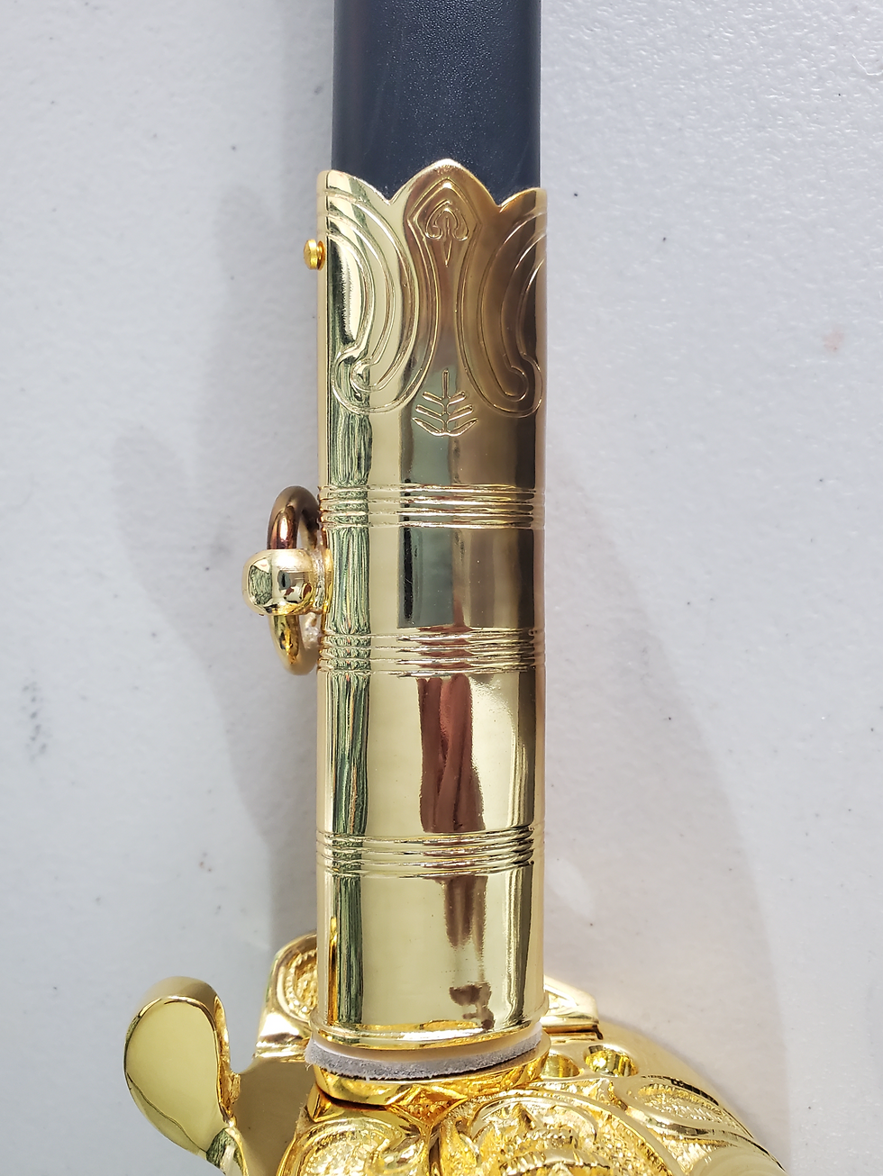 Thumbnail: Charles III 24 K Royal Navy Master-at-Arms Warrant Officers Sword and Scabbard