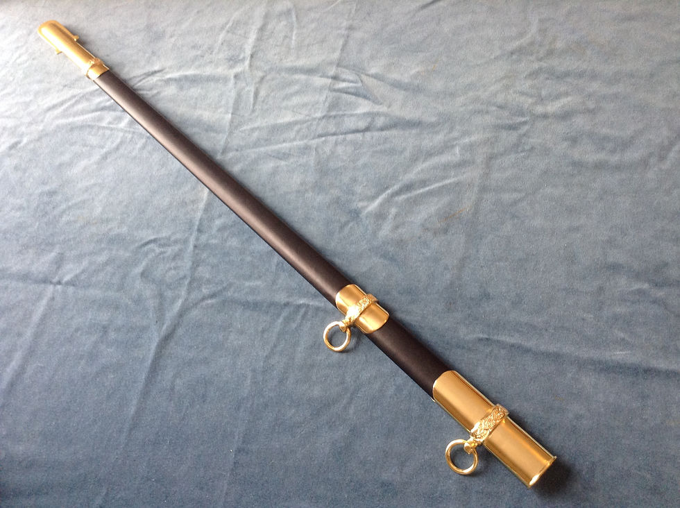 Thumbnail: British Royal Air Force RAF Officers Sword Scabbard 24 Carat Gold Plated
