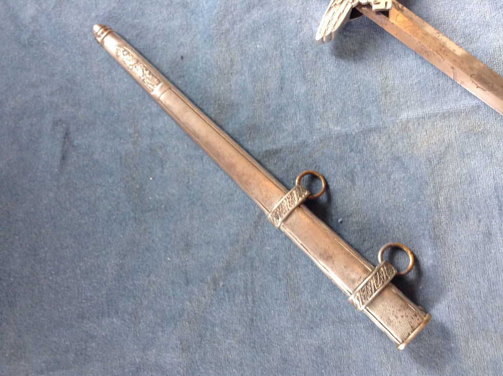 Thumbnail: Genuine WW2 GERMAN S.M.F. Solingen 2ND MODEL LUFTWAFFE DAGGER