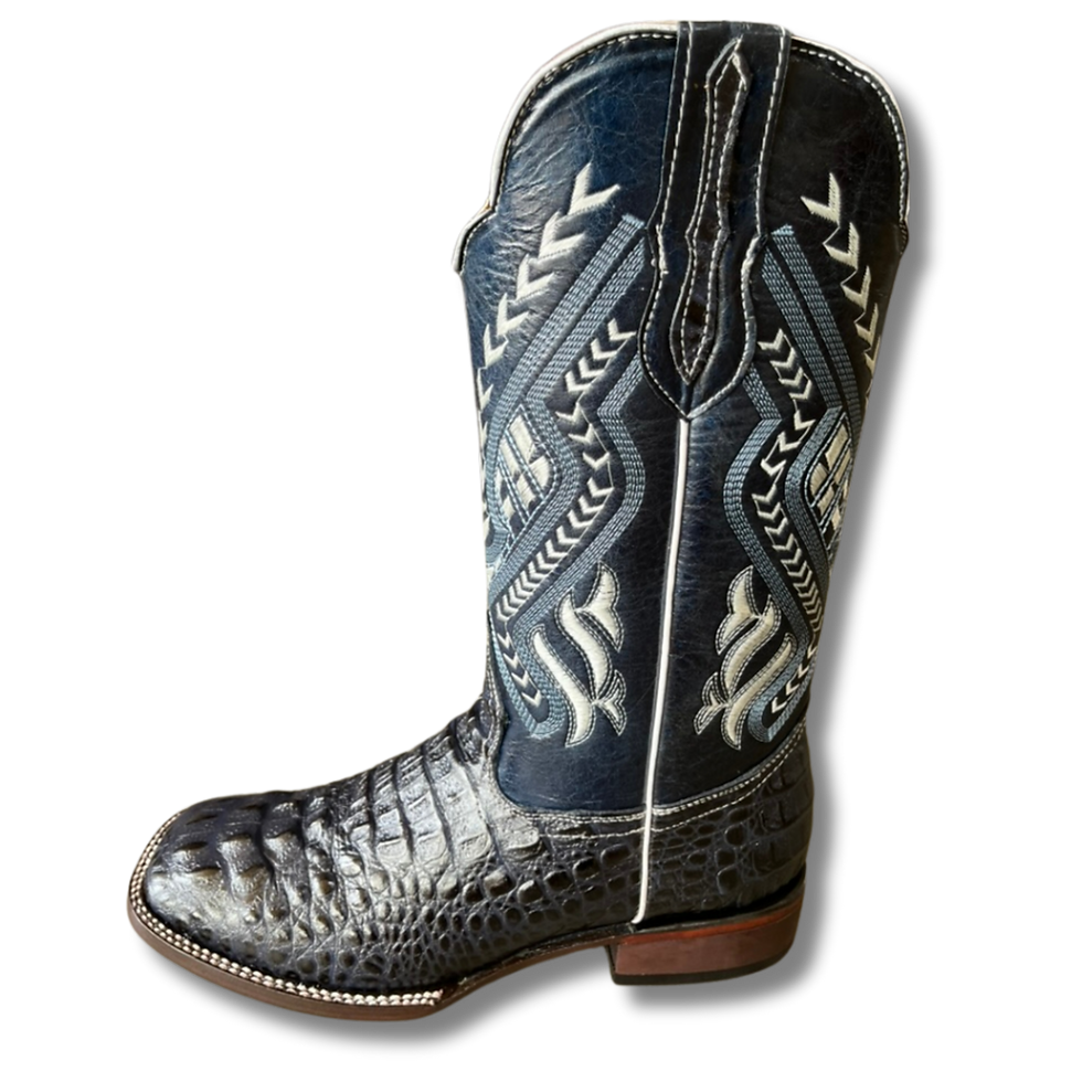 Thumbnail: outside of Navy colored men's boots