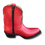 Thumbnail: red women's cowboy boots short inside profile