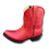 Thumbnail: red women's cowboy boots short outside 
