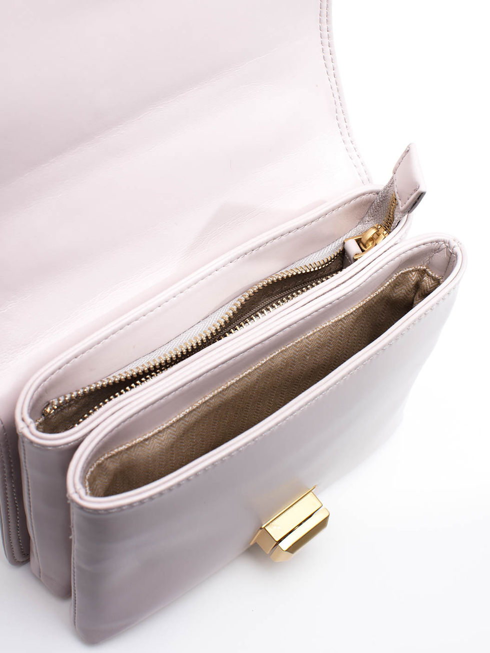 Thumbnail: Toffee Leather Small Shoulder Bag | Pink