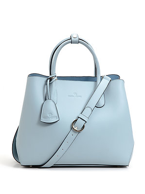 Chelsea Candy Leather Handbag | Mint Blue