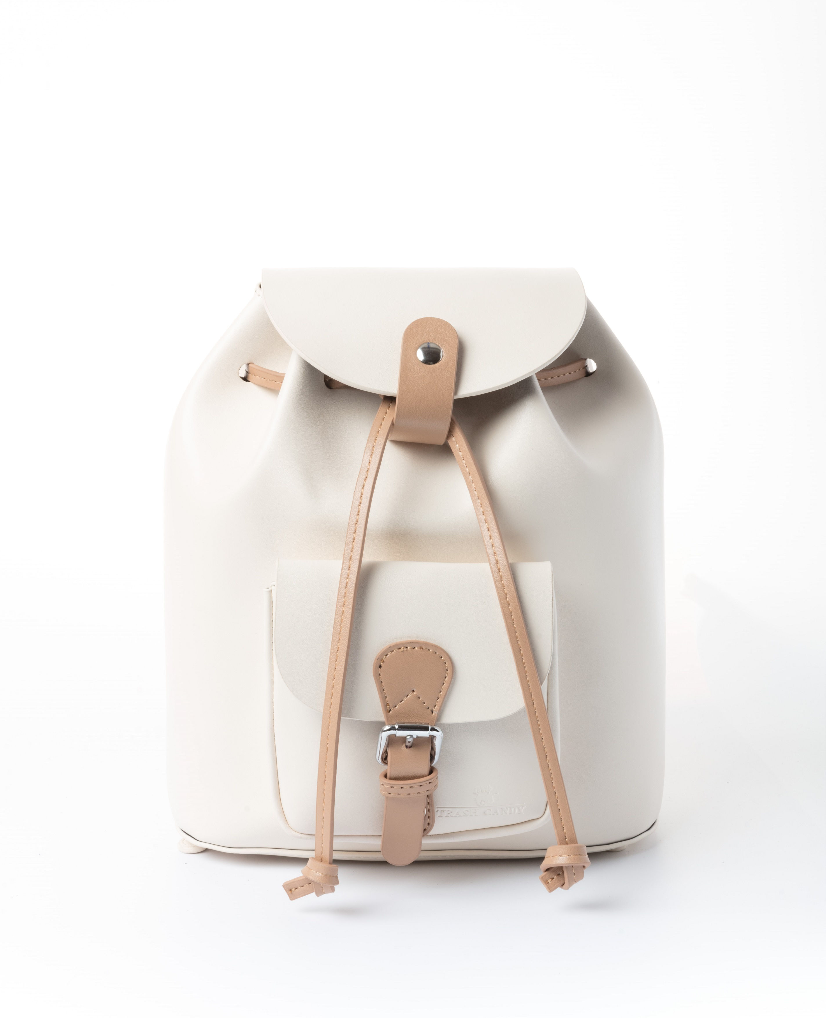 Double Ice Cream leather Backpack