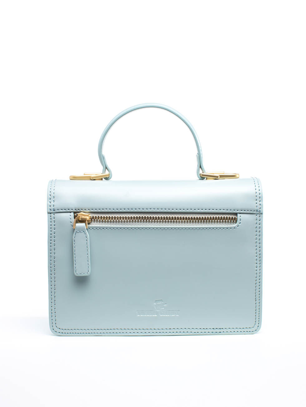 Thumbnail: Toffee Leather Small Shoulder Bag | Blue