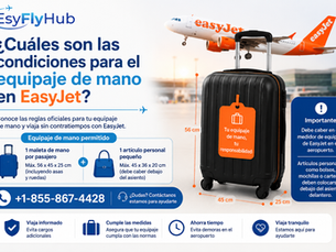 ¿Cuáles son las condiciones para el equipaje de mano en EasyJet?