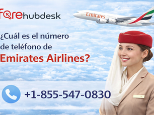 ¿Cuál es el número de teléfono de Emirates Airlines?