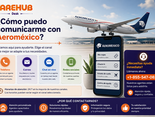 ¿Cómo puedo comunicarme con Aeroméxico?