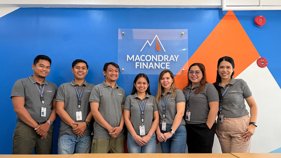 Macondray Finance Corporation's Butuan branch is now open at a new, more convenient location. Same friendly staff, same SSS and GSIS pension loan services, just easier to get to.