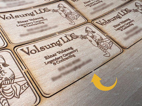 How I Make Custom Veneer Business Cards on My Glowforge