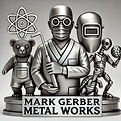 DALL·E 2024-07-05 17.51.00 - A trophy-style logo for 'Mark Gerber Metal Works' featuring a