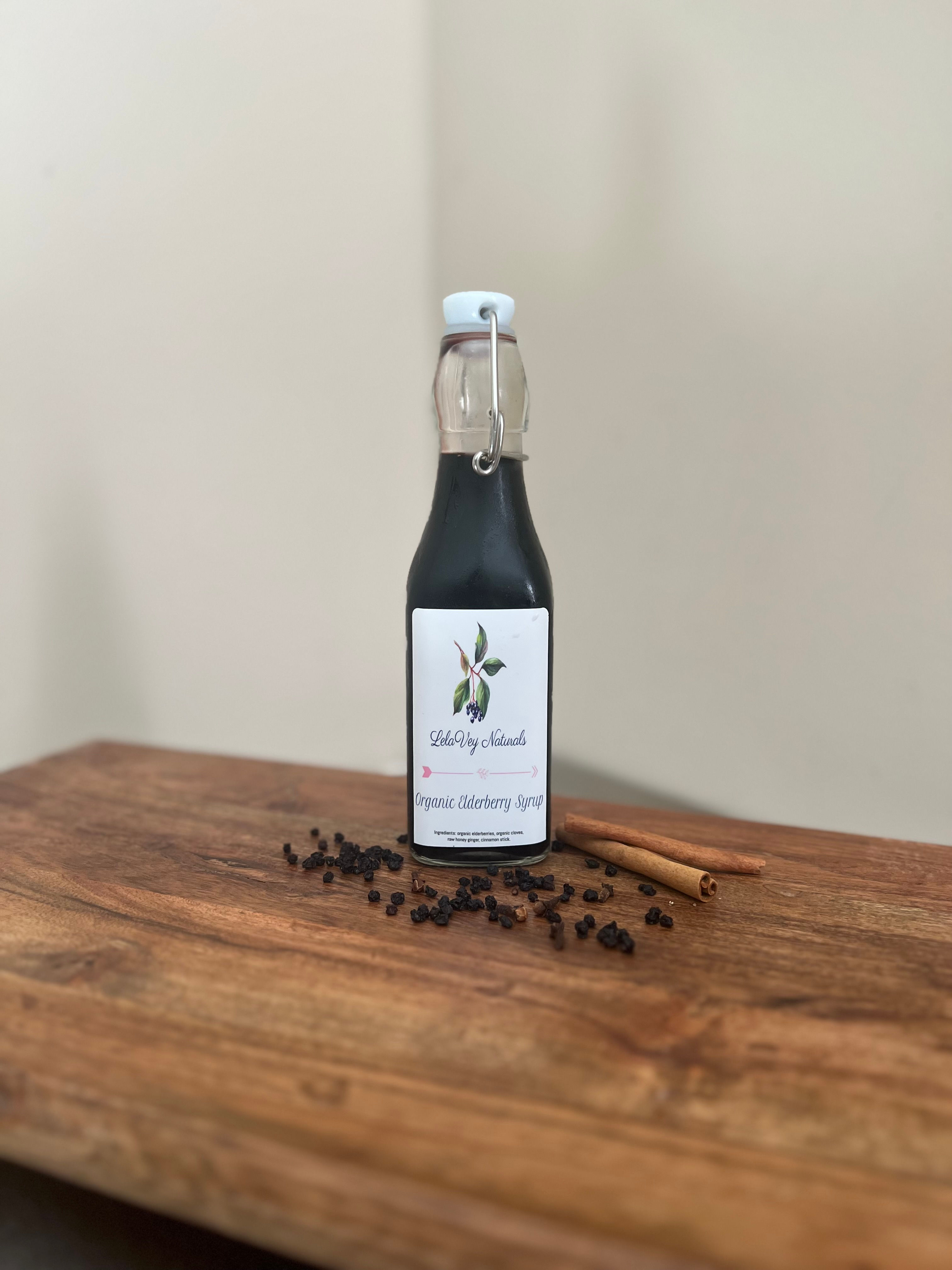 250 ml Organic Elderberry Syrup - The Wellness Starter