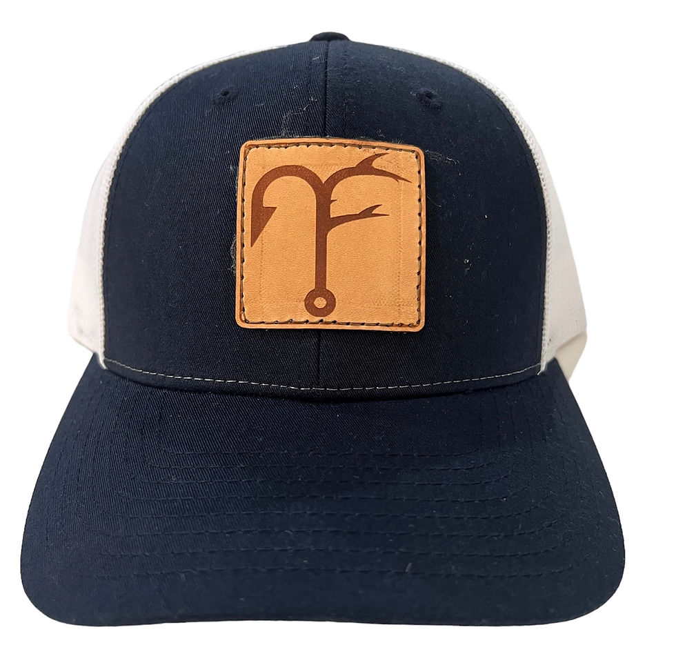 Thumbnail: The U R Hook'd Leather Patch Hat - U R Hook'd Outfitters