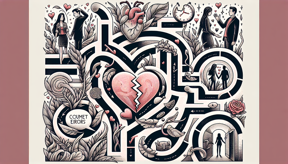 Futuristic picture with the heart in the center