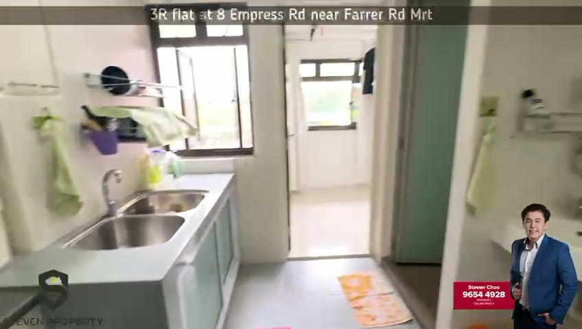 3R flat for Rent at Blk 8 Empress Road.Next to Farrer Road MRT!