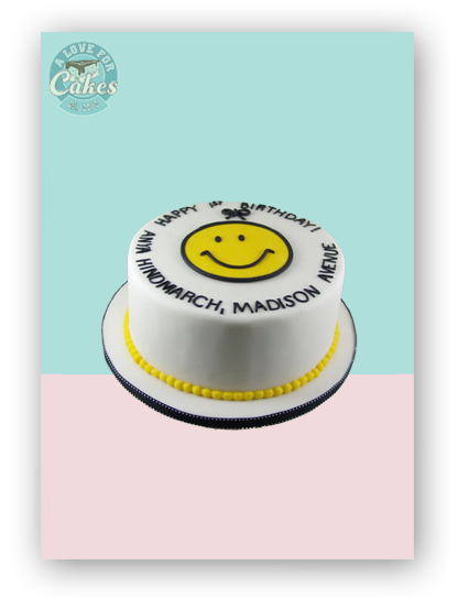 Custom Corporate Cake by A Love for Cakes NYC