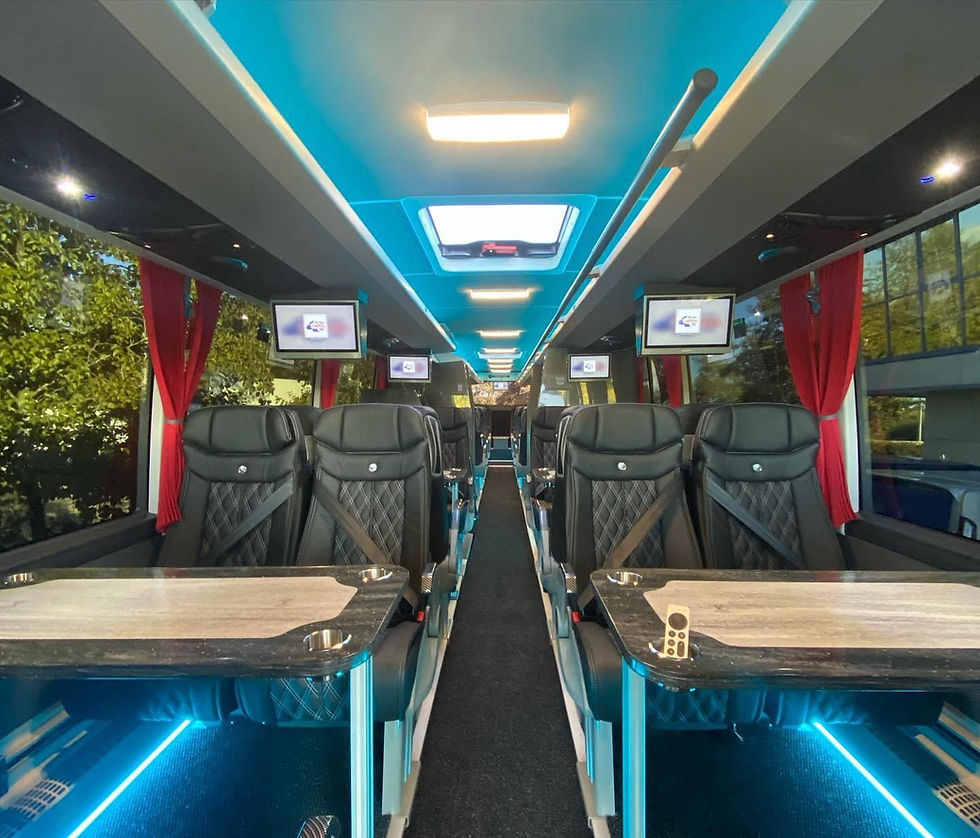 16 seater coach to Leeds