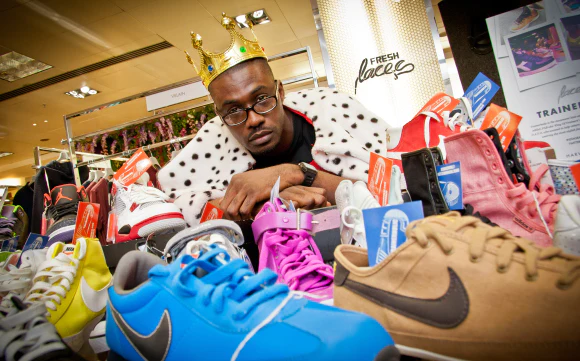 Franklin Boateng sneaker collection, king of trainers