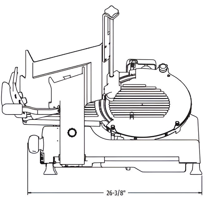 Hobart HS6/HS6N Heavy-Duty Manual Meat Slicer