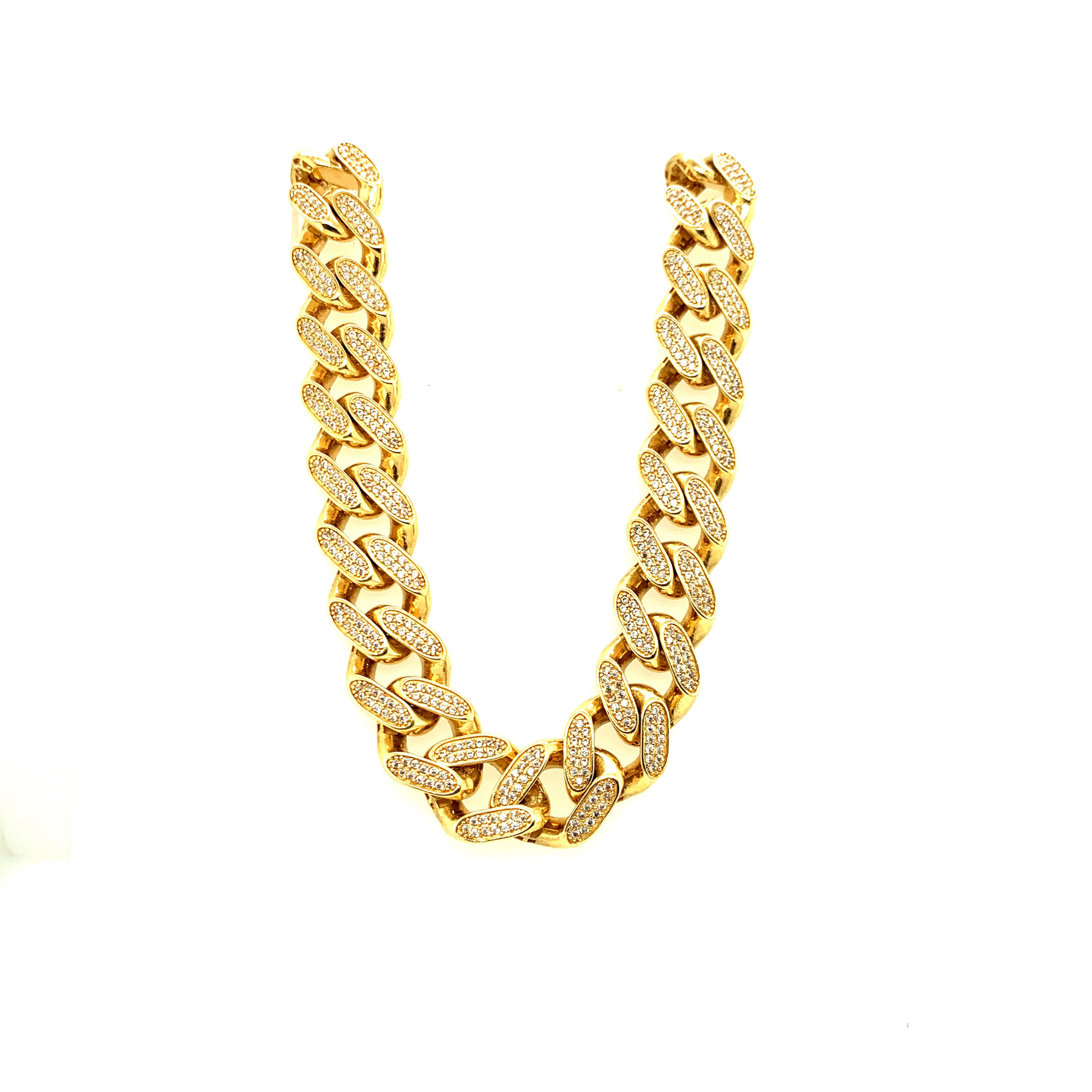 18 KT gold "CUBAN LINK"