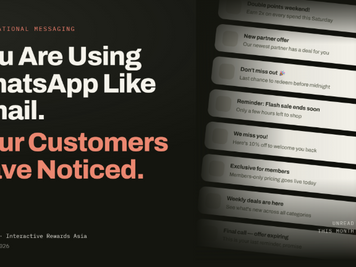 You Are Using WhatsApp Like Email. Your Customers Have Noticed.