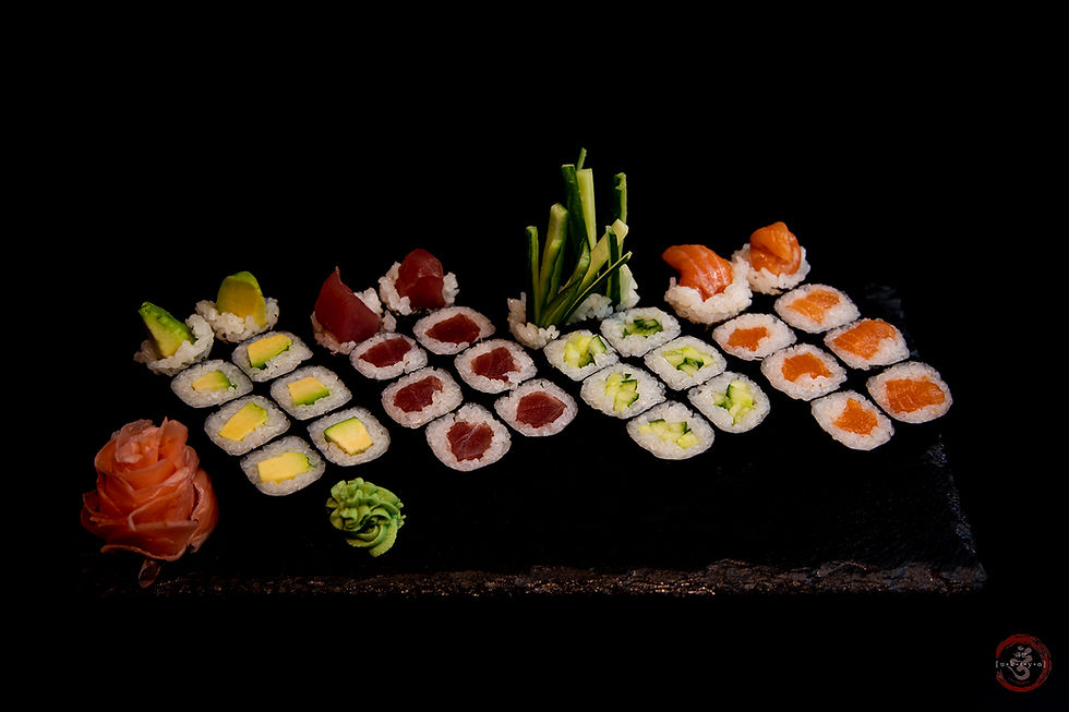 Arranged Food and Objects