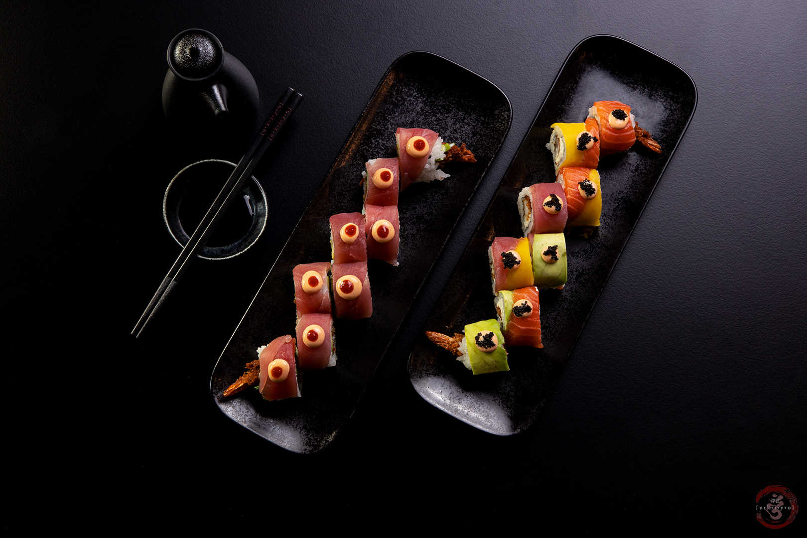 Arranged Food and Objects